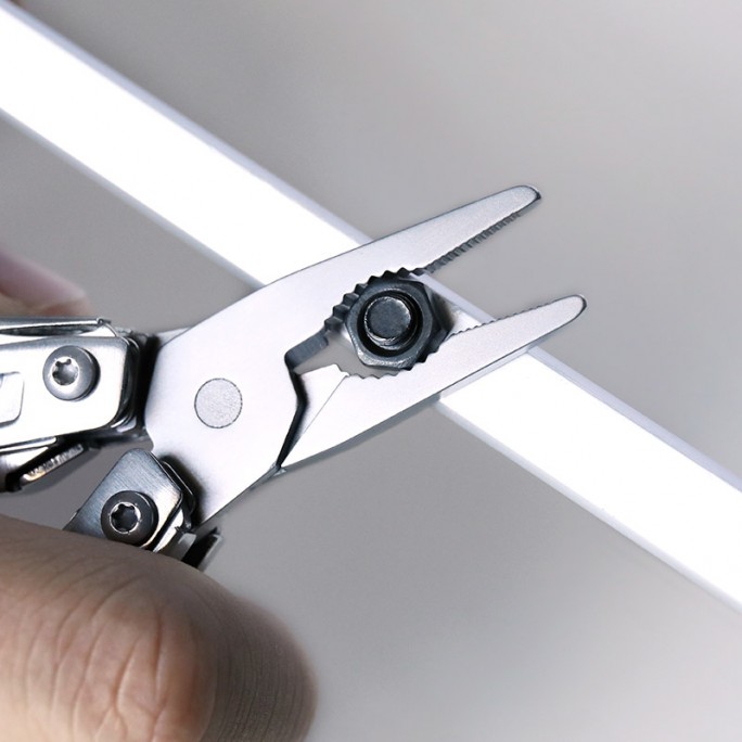 NexTool 11-in-1 Mini Flagship NE20051 (Red) Steel Full Size Pliers Scissors Multifunctional Multitool