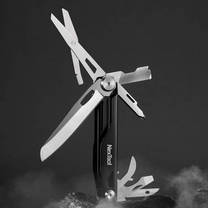 NexTool 12-in-1 Knight NE20153 EDC Steel Knife Scissors Multifunctional Multitool