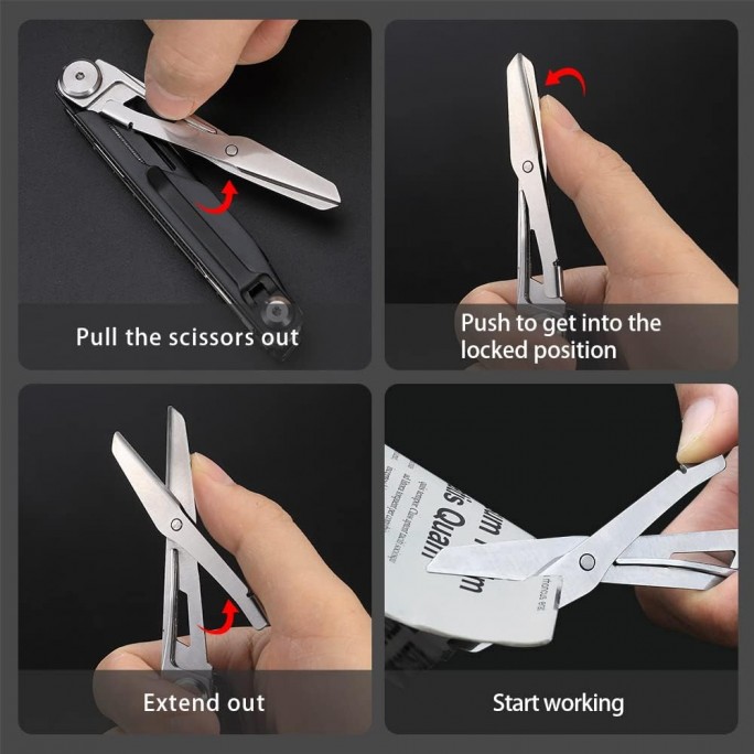 NexTool 12-in-1 Knight NE20153 EDC Steel Knife Scissors Multifunctional Multitool