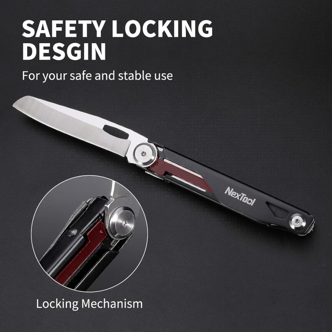 NexTool 12-in-1 Knight NE20153 EDC Steel Knife Scissors Multifunctional Multitool