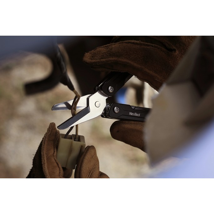 NexTool 9-in-1 Mini Sailor (Scissors Version) NE20237 EDC Steel Pliers Knife Scissors Multifunctional Multitool