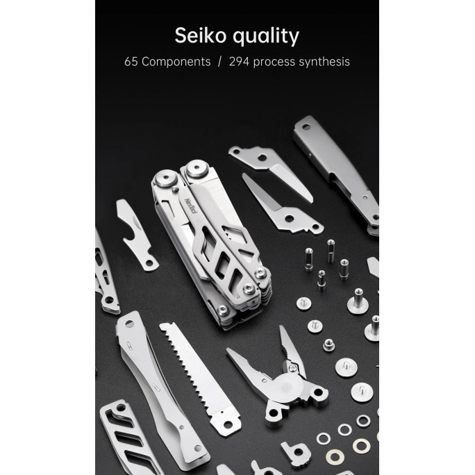 NexTool 16-in-1 Flagship Pro (Blade Replace) NE20232 Steel Full Size Pliers Scissors Multitool
