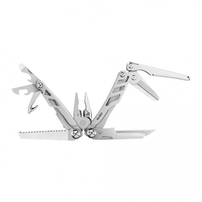 NexTool 16-in-1 Flagship Pro (Blade Replace) NE20232 Steel Full Size Pliers Scissors Multitool