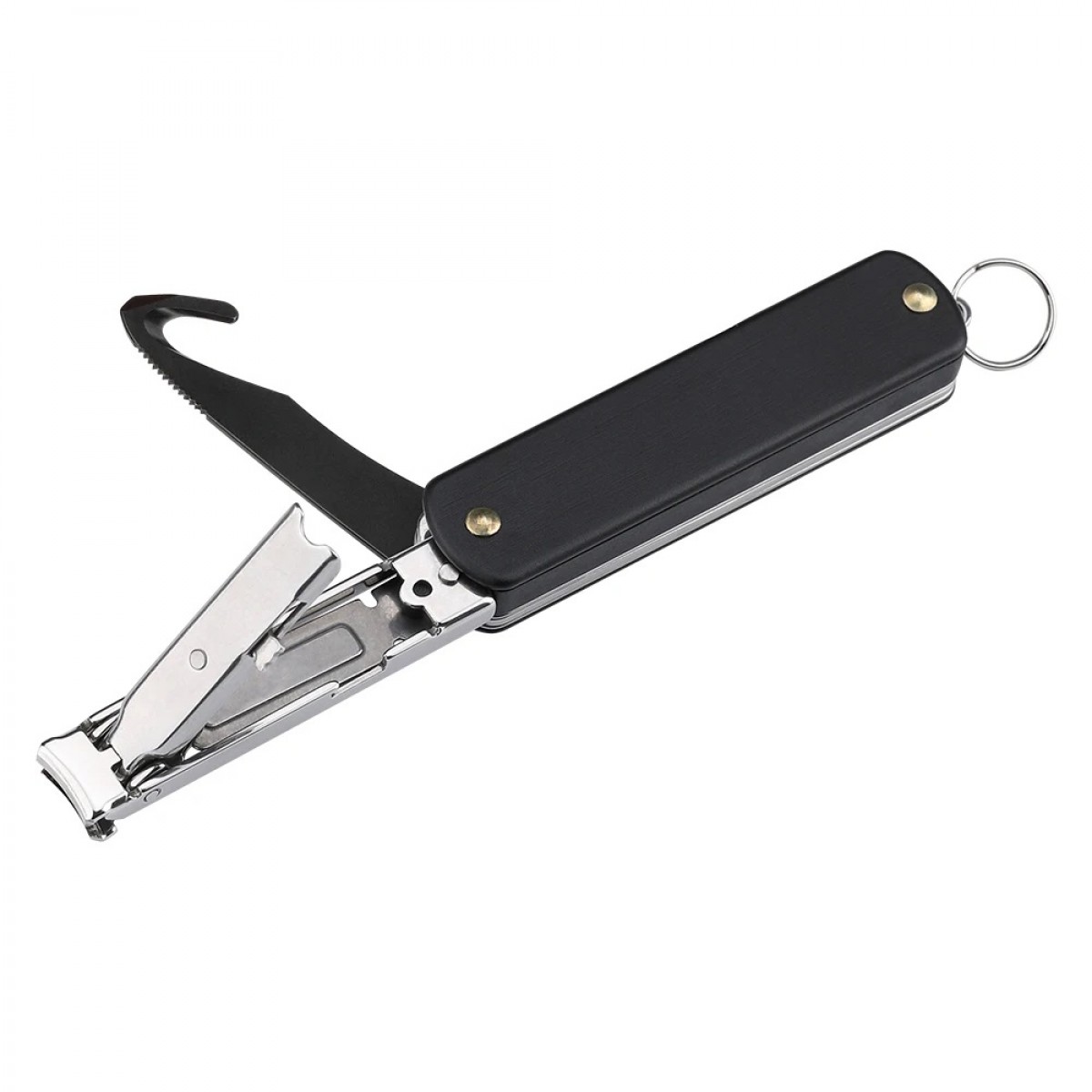 NexTool 6-in-1 Nail Clipper Multifunctional Knife NE20010 (KT5530B) (Black) Pocket Size Multitool