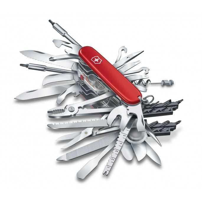 Victorinox Swiss Champ XXL Red Multitool Pocket Knife 1.6795.XXL