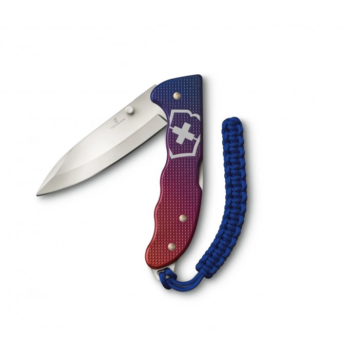 Victorinox Evoke Alox Blue Folding Knife 0.9415.D221