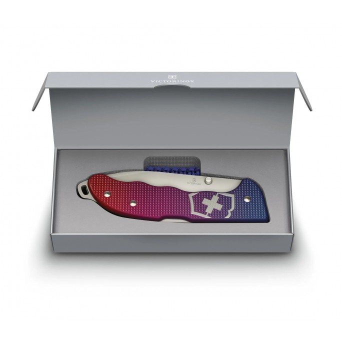 Victorinox Evoke Alox Blue Folding Knife 0.9415.D221