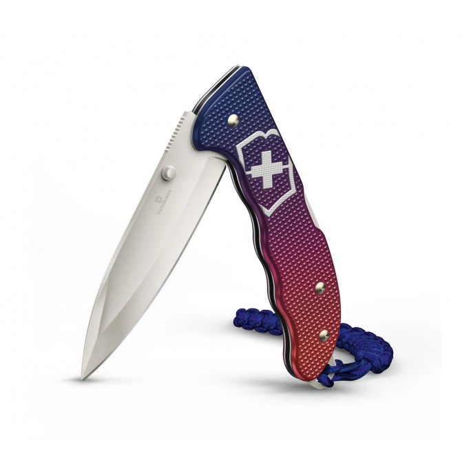 Victorinox Evoke Alox Blue Folding Knife 0.9415.D221