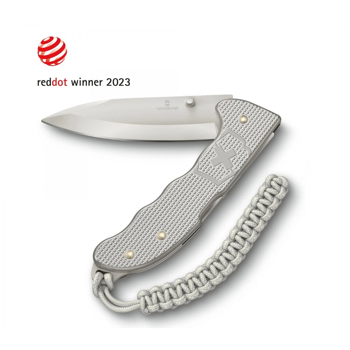 Victorinox Evoke Alox Silver Folding Knife 0.9415.D26