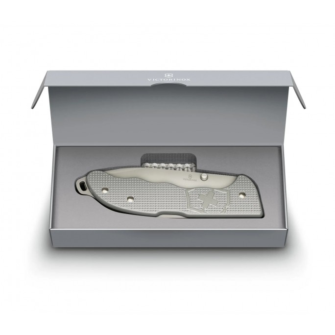 Victorinox Evoke Alox Silver Folding Knife 0.9415.D26