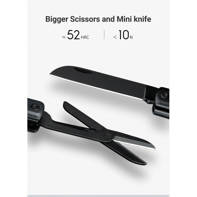 NexTool 3-in-1 Pen-shaped Flashlight Scissors Knife Tool N1 NE20026 Pocket Size Multitool