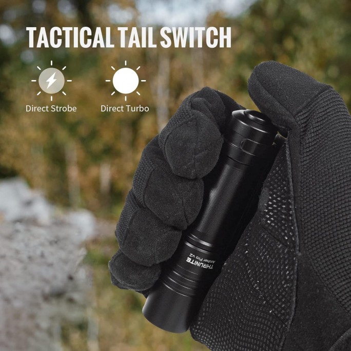 ThruNite Archer Pro V2 Black NW Hi Performance LED 950L USB Rechargeable Flashlight