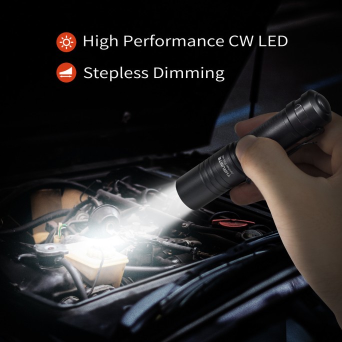 ThruNite Archer Pro V2 Black NW Hi Performance LED 950L USB Rechargeable Flashlight