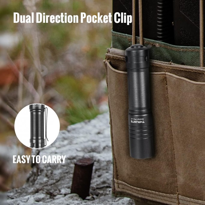 ThruNite Archer Pro V2 Black NW Hi Performance LED 950L USB Rechargeable Flashlight