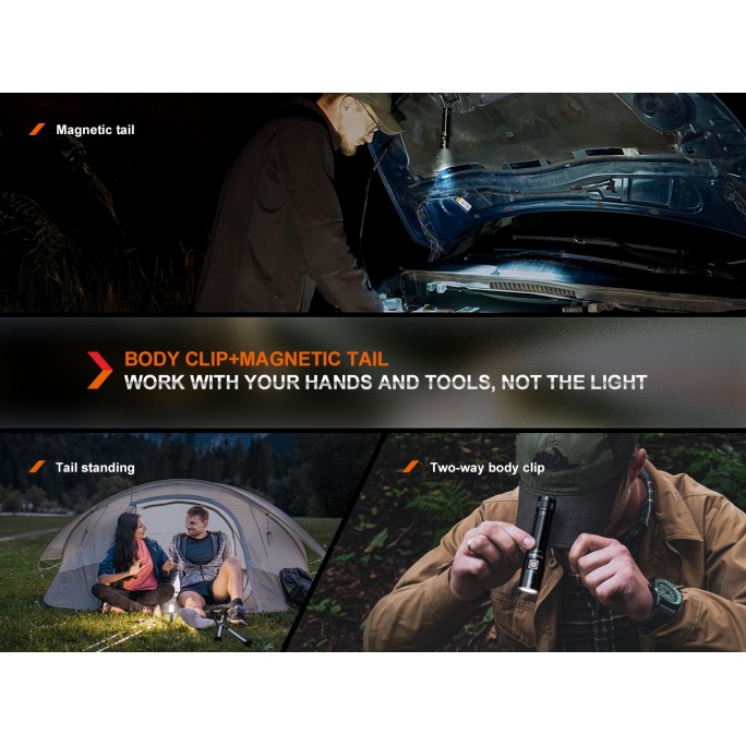 Fenix E28R V2.0 Luminus SST40 LED CW 1700L Rechargeable Flashlight