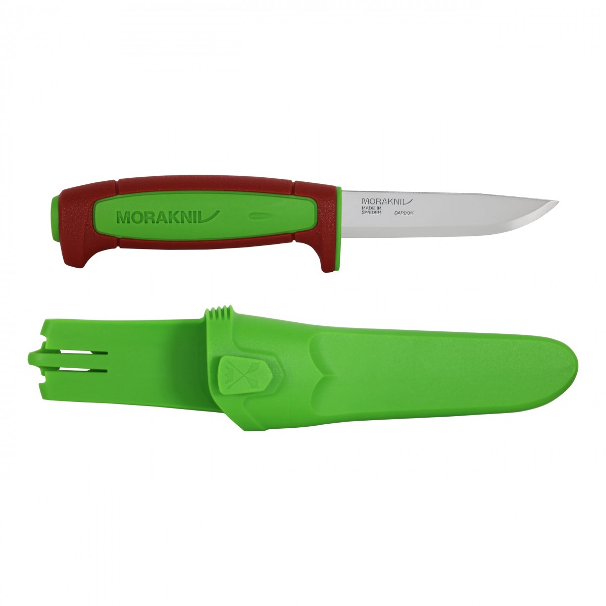 MoraKniv Basic 511 Ivy Green/Dala Red Limited Edition 2024 (C) All-round Utility Construction Knife 14281
