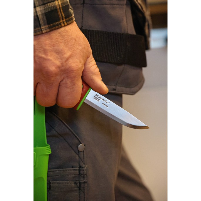 MoraKniv Basic 511 Ivy Green/Dala Red Limited Edition 2024 (C) All-round Utility Construction Knife 14281