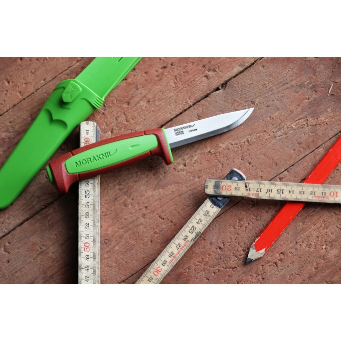 MoraKniv Basic 511 Ivy Green/Dala Red Limited Edition 2024 (C) All-round Utility Construction Knife 14281