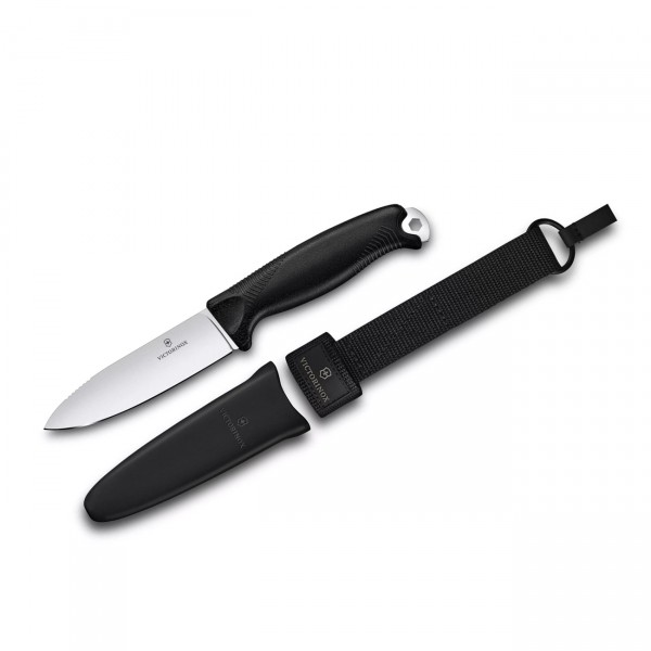 Victorinox Venture Black Fixed Blade Full Tang Knife 3.0902.3
