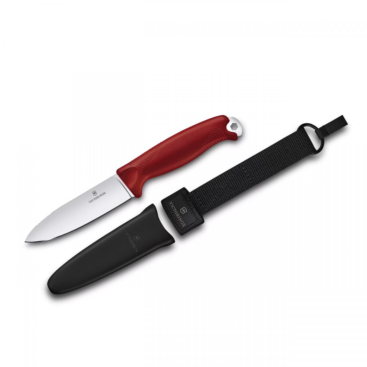 Victorinox Venture Red Fixed Blade Full Tang Knife 3.0902