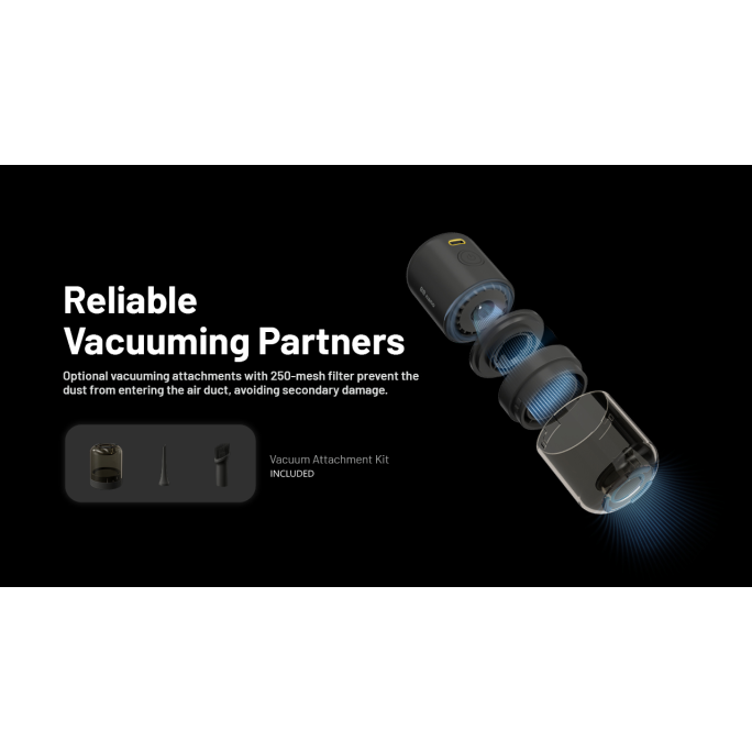 Nitecore BB Nano Rechargeable Air Duster with Vacuum Extension Kit NIA007