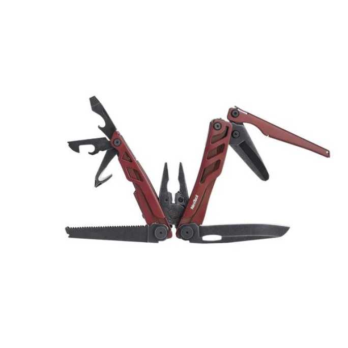 NexTool Flagship Pro NE20279 (Red) 16-in-1 Steel Full Size Pliers Scissors Multitool