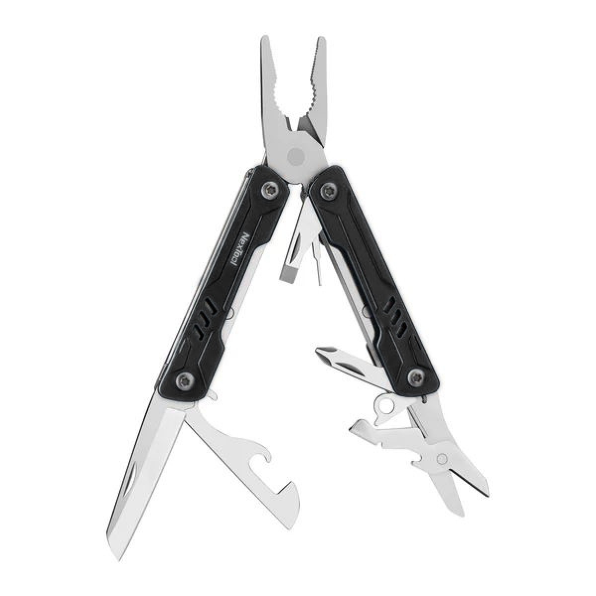 NexTool Mini Sailor NE20156A (Black) 10-in-1 EDC Steel Pliers Knife Scissors Multifunctional Multitool