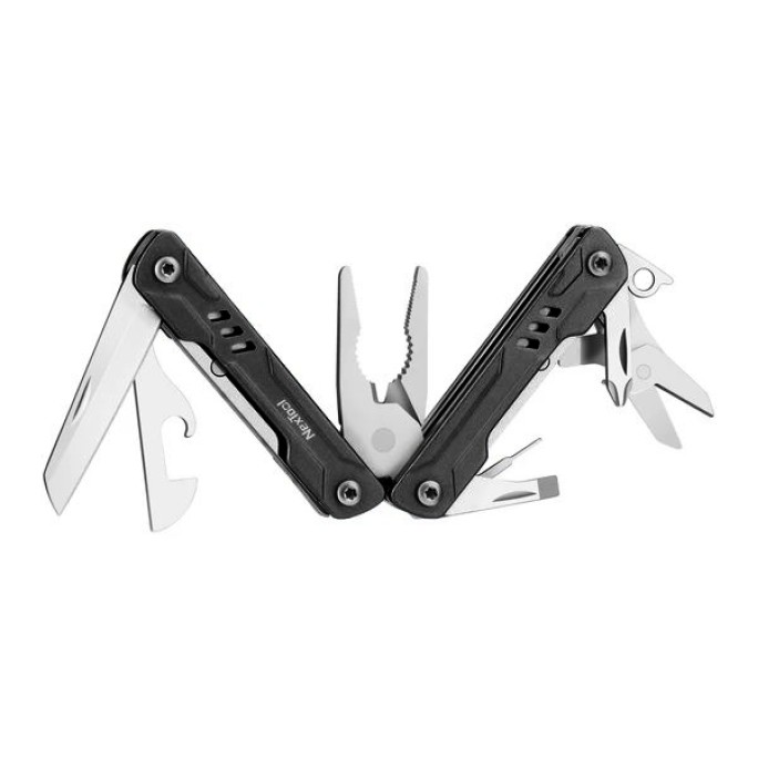 NexTool Mini Sailor NE20156A (Black) 10-in-1 EDC Steel Pliers Knife Scissors Multifunctional Multitool