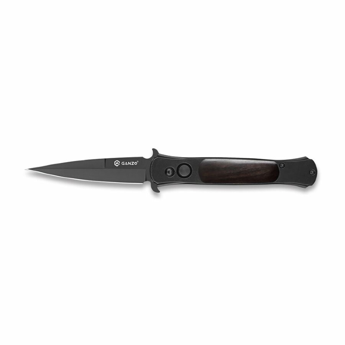 Ganzo G707B Button Lock 440C Spear Point Folding Knife