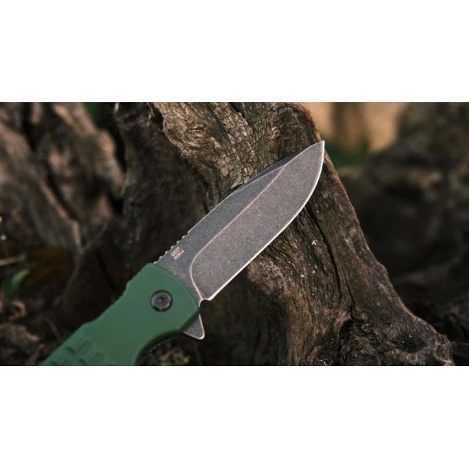 Ganzo G627-GR Liner Lock 8Cr14 Folding Knife (Green)