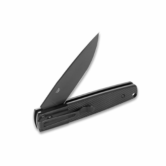 Ganzo G721B-BK Button Lock 440C G10 Folding Knife (Black)