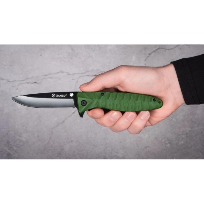 Ganzo G620-G1 Liner Lock Folding Knife (Green)