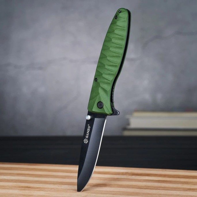 Ganzo G620-G1 Liner Lock Folding Knife (Green)