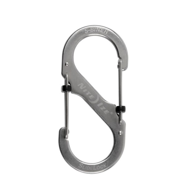 Nite Ize S-Biner SlideLock Stainless Steel #4 (Stainless) LSB4-11-R3