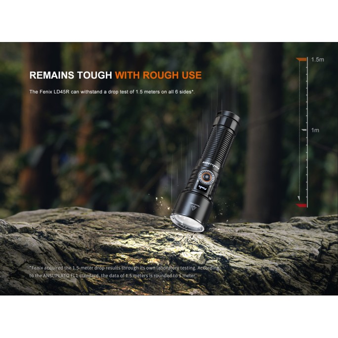 Fenix LD45R Digital Focusing Luminus SFT70 LED 2800L Rechargeable Flashlight