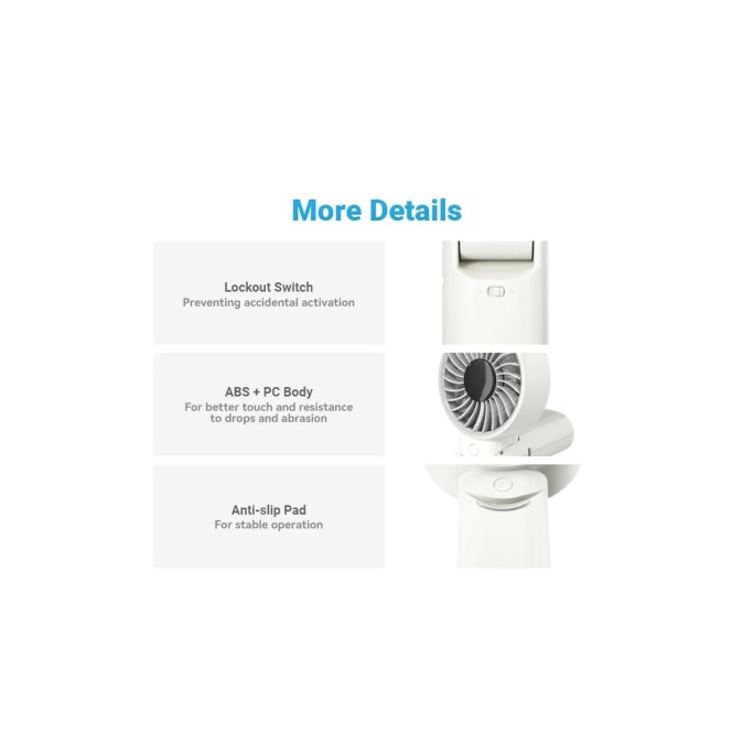 Nitecore NEF03 Pro Multipurpose Foldable Handheld Fan