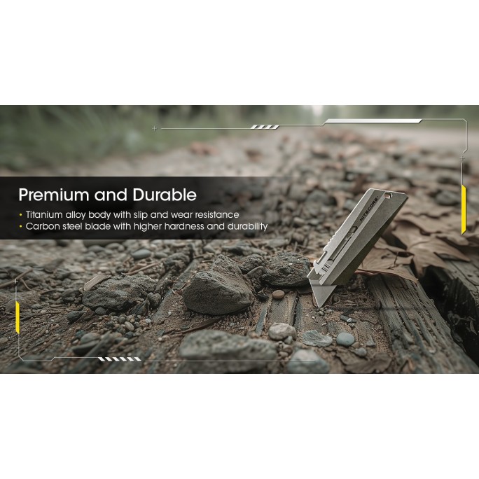 Nitecore NTK09 Titanium Utility EDC Knife