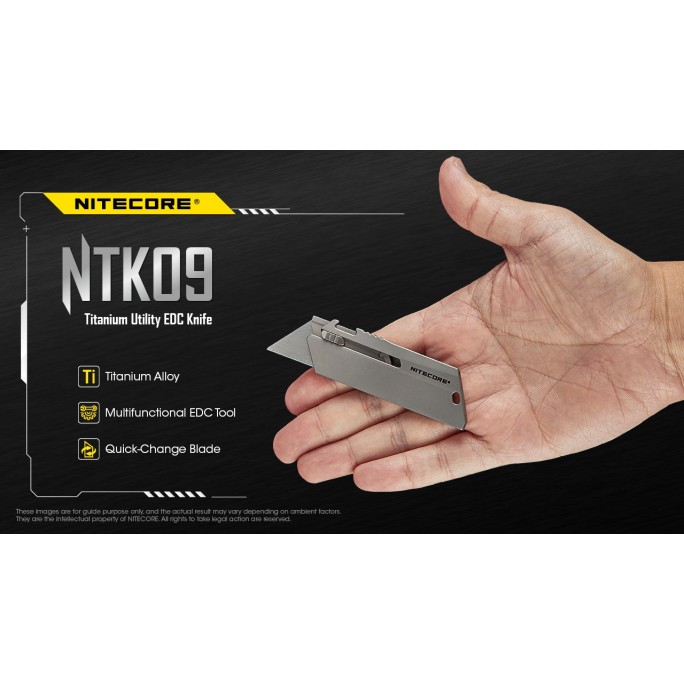 Nitecore NTK09 Titanium Utility EDC Knife