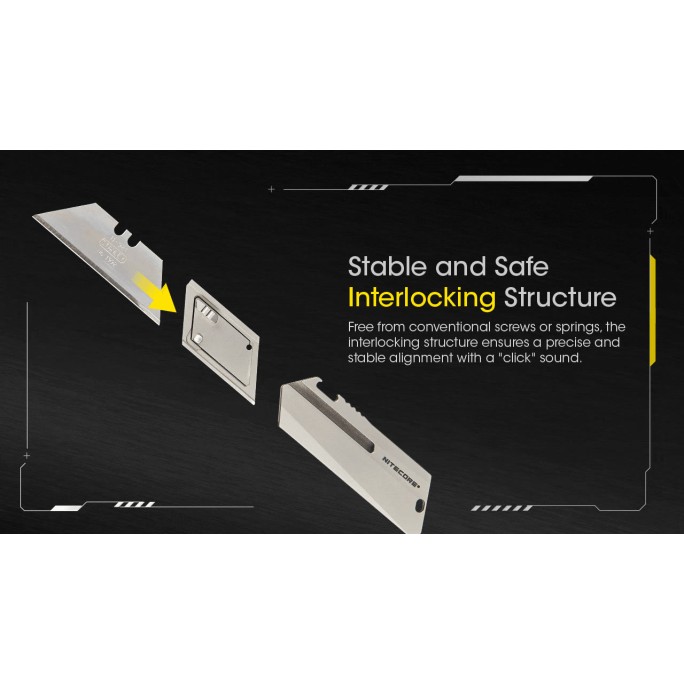 Nitecore NTK09 Titanium Utility EDC Knife