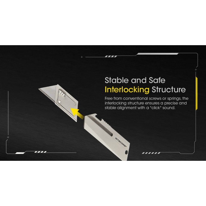 Nitecore NTK09 Titanium Utility EDC Knife