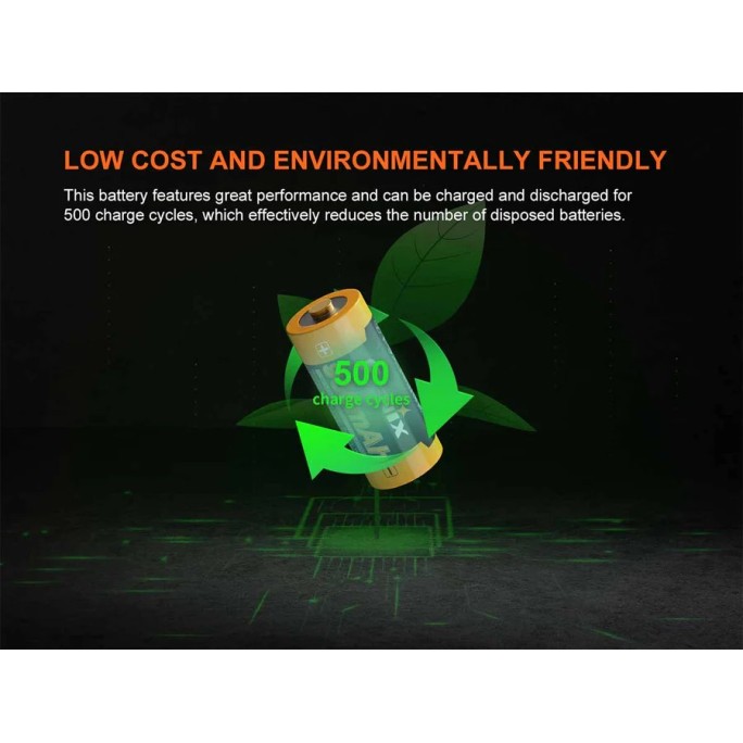 Fenix 16340 RCR123 3.6V 950mAh Li-ion Rechargeable Battery (ARB-L16-950P)