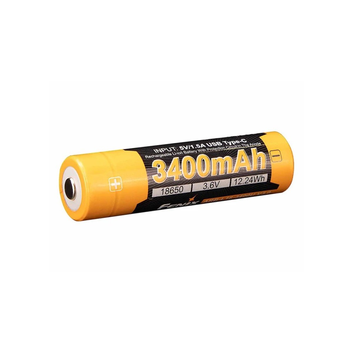 Fenix 18650 3.6V 3400mAh Li-ion USB Rechargeable Battery (ARB-L18-3400U V3.0)