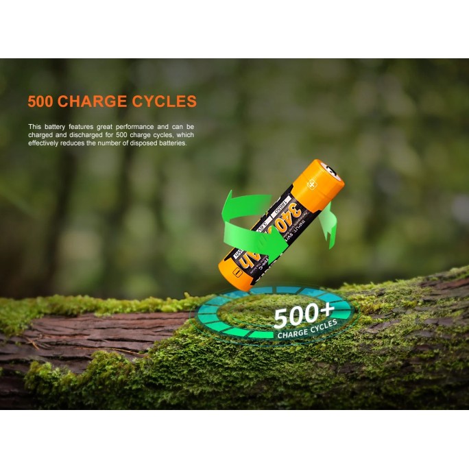 Fenix 18650 3.6V 3400mAh Li-ion USB Rechargeable Battery (ARB-L18-3400U V3.0)
