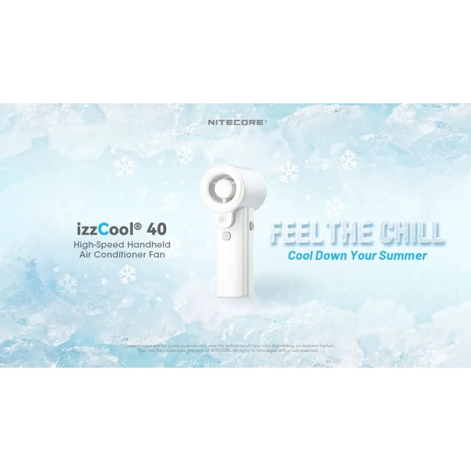 Nitecore izzCool 40 Portable High-Speed Handheld Air Conditioner Mist Fan