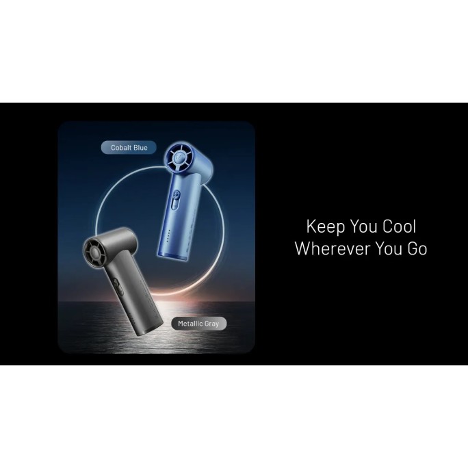 Nitecore NEF01 (Metallic Grey) Mini High-Speed Handheld Fan