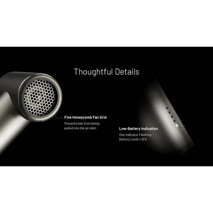 Nitecore NEF01 (Metallic Grey) Mini High-Speed Handheld Fan