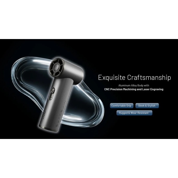 Nitecore NEF01 (Metallic Grey) Mini High-Speed Handheld Fan