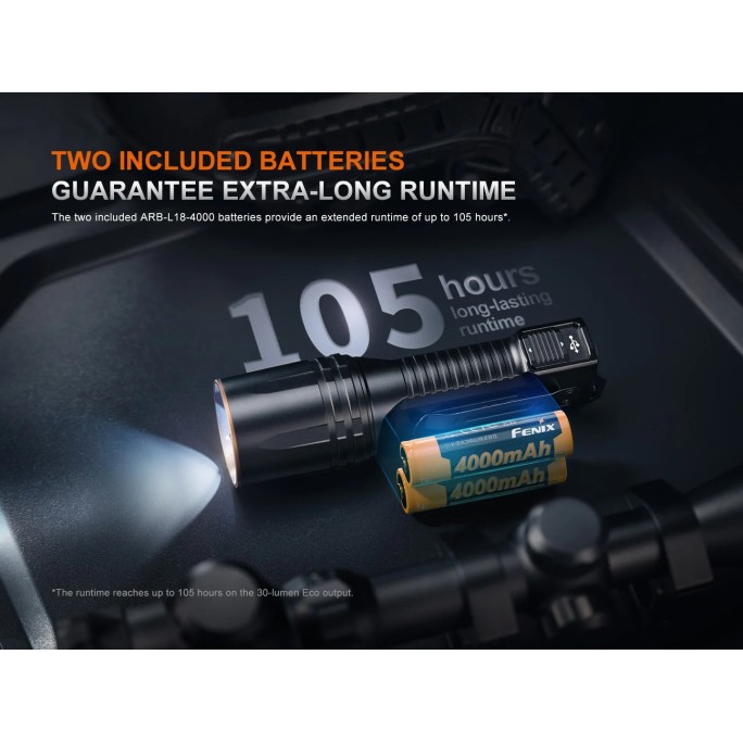 Fenix TK35R Luminus SFT25R LED 5800L + SST08 UV Multi-Mode Rechargeable Flashlight