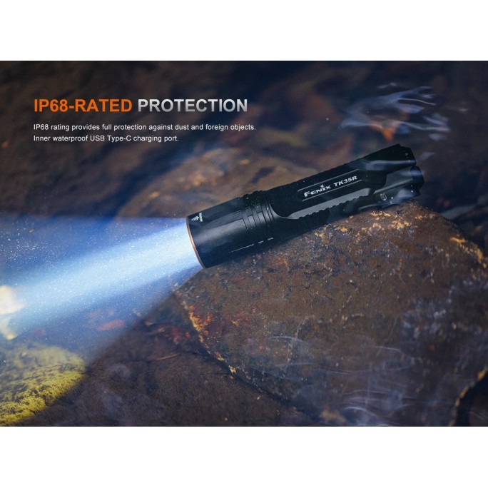 Fenix TK35R Luminus SFT25R LED 5800L + SST08 UV Multi-Mode Rechargeable Flashlight