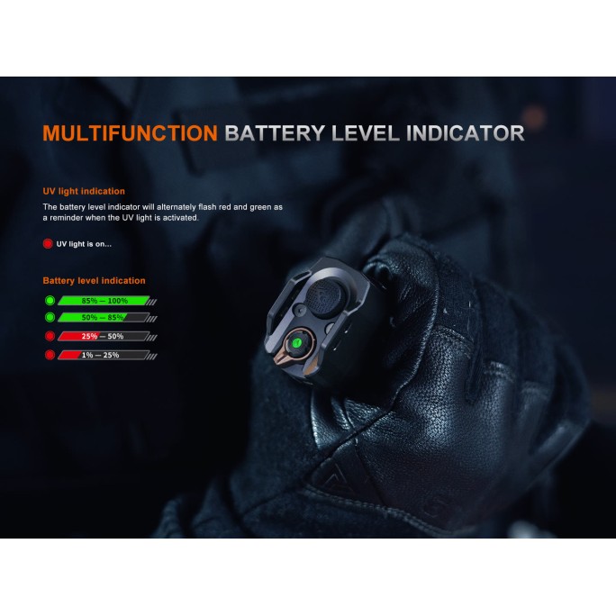 Fenix TK35R Luminus SFT25R LED 5800L + SST08 UV Multi-Mode Rechargeable Flashlight